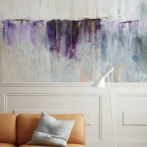 Brush Abstract Art Watercolor Paint Modern Removable Wallpaper