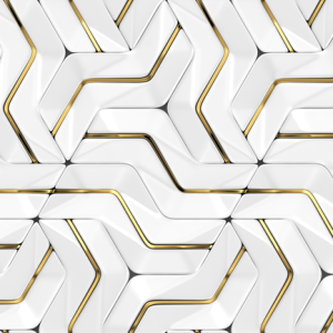 Geometric Golden and White Shape Removable Wallpaper