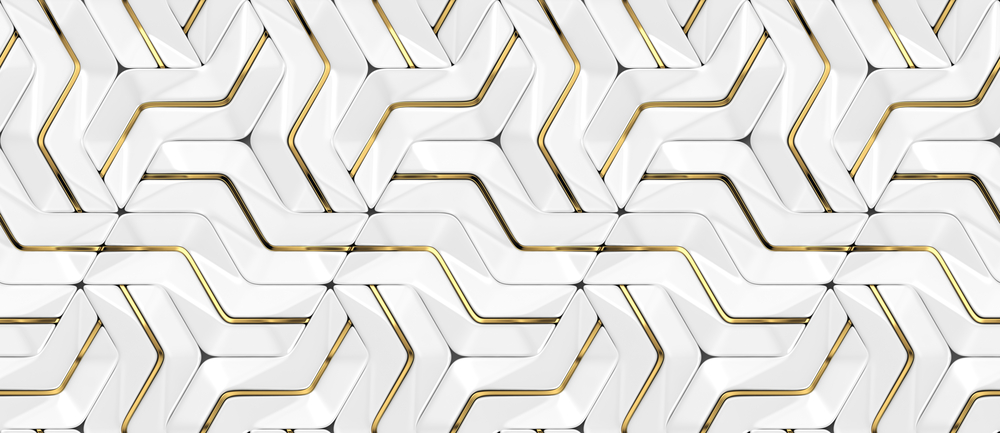 Geometric Golden and White Shape Removable Wallpaper 3 Geometric Golden and White Shape Removable Wallpaper
