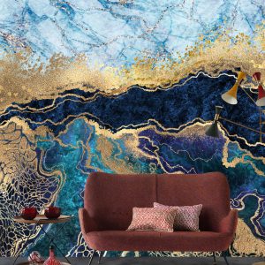 Modern Design Marble Abstract Removable Wallpaper