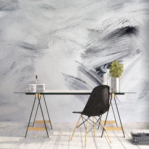 Watercolor Painting Dark Brush REMOVABLE Wallpaper