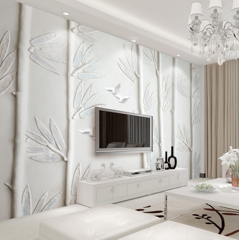 Bamboo Trees Forest Nordic REMOVABLE Wallpaper 1 Bamboo Trees Forest Nordic REMOVABLE Wallpaper