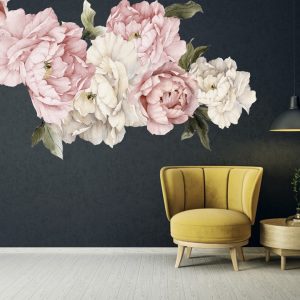 20 Piece Peonies Wall Decal Set