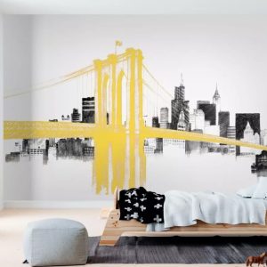 Watercolor Brooklyn Bridge Wallpaper