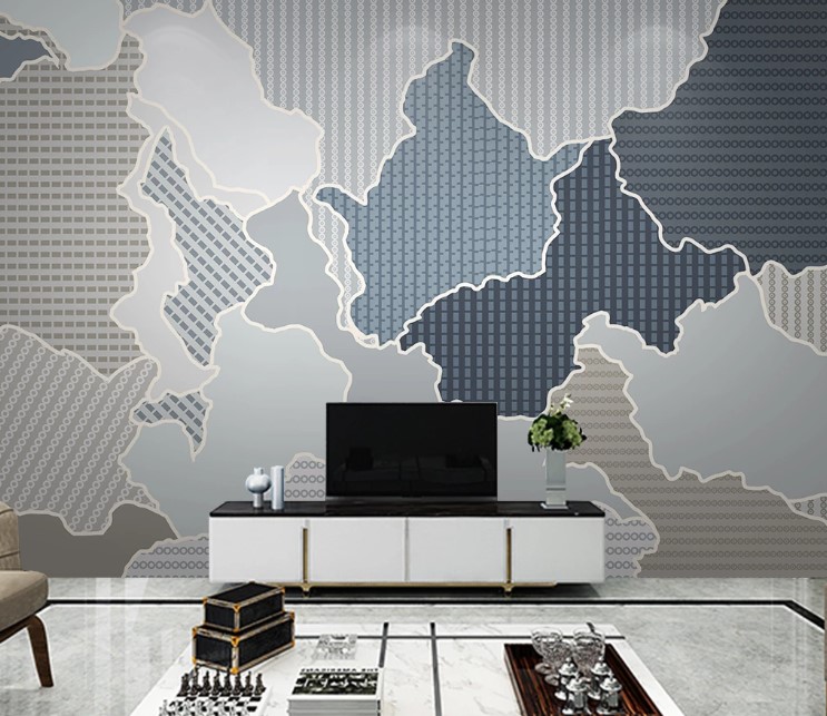 Colorful Continental Shaped Abstract Patterns Background Removable Wallpaper 4 Colorful Continental Shaped Abstract Patterns Background Removable Wallpaper