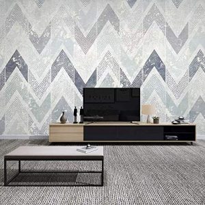 Zigzag Pattern Chevron Stripe Nordic Wallpaper