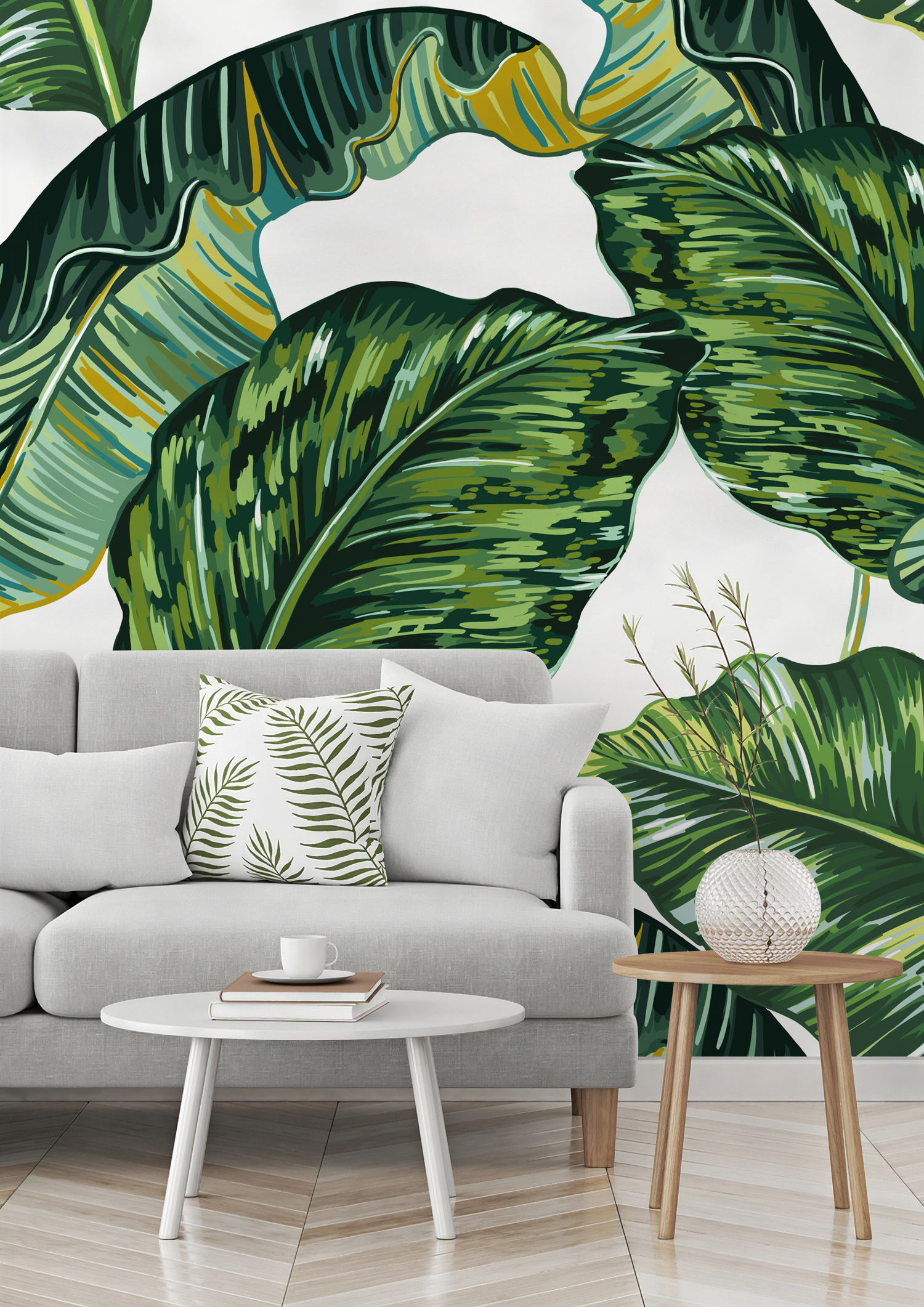 Banana Leaf Tropical Leaves Exotic Removable Wallpaper 3 Banana Leaf Tropical Leaves Exotic Removable Wallpaper
