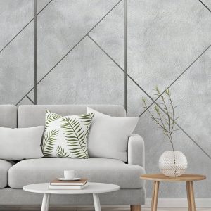 Luxury Modern Abstract Geometric Design Removable Wallpaper