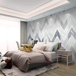 Zigzag Pattern Chevron Stripe Nordic Wallpaper