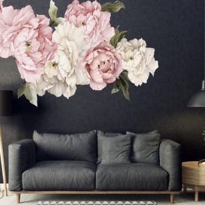 20 Piece Peonies Wall Decal Set