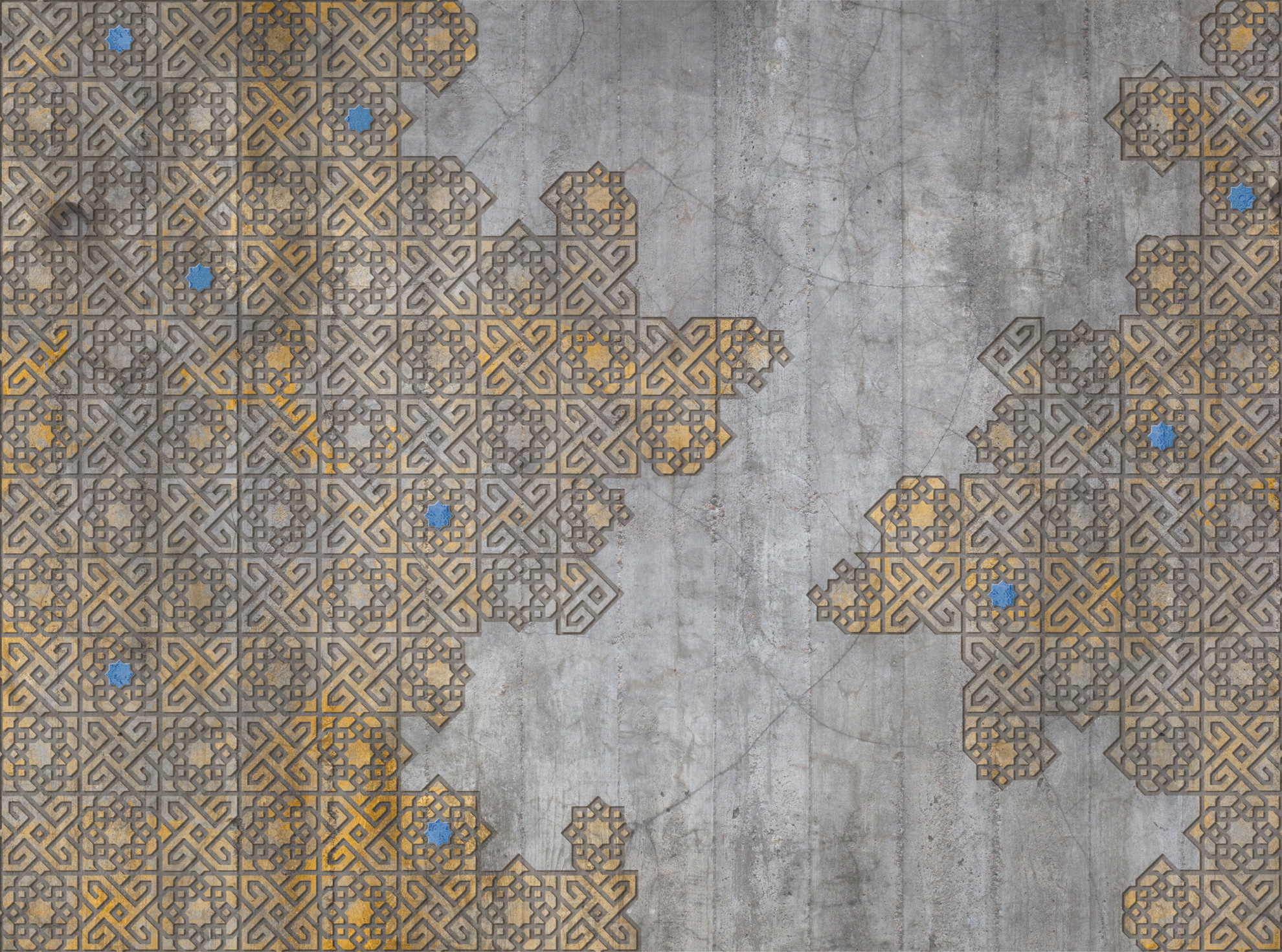 Brown Geometric Tile Pattern Concrete Background Removable Wallpaper 5 Brown Geometric Tile Pattern Concrete Background Removable Wallpaper