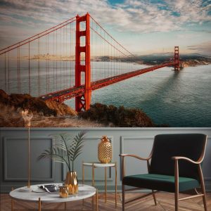 Golden Gate Bridge San Francisco Landscape Removable Wallpaper