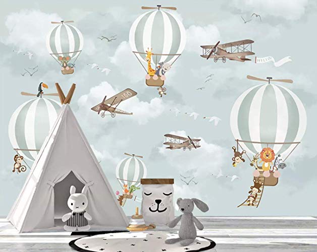 Hot Air Balloon Animals and Airplane Wallpaper 4 Hot Air Balloon Animals and Airplane Wallpaper