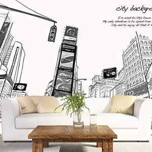 Charcoal Times Square City Wallpaper