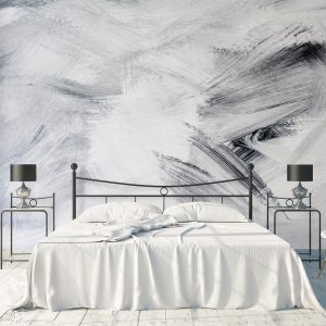 Watercolor Painting Dark Brush REMOVABLE Wallpaper
