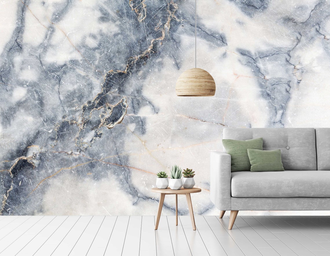 Gray Stone Light Marble Texture Removable Wallpaper 5 Gray Stone Light Marble Texture Removable Wallpaper