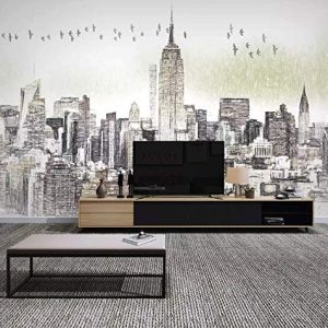 Charcoal New York City Wallpaper