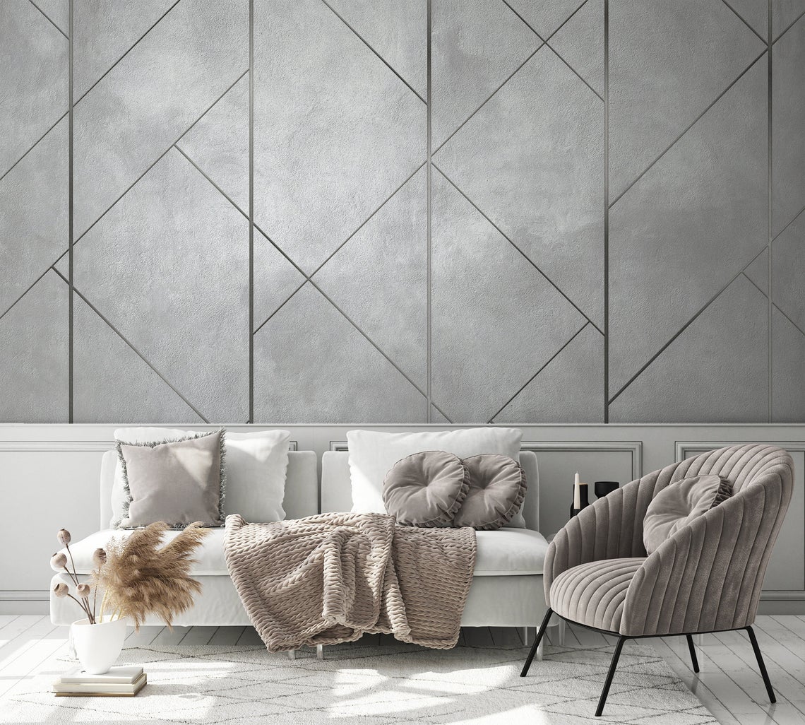 Luxury Modern Abstract Geometric Design Removable Wallpaper 5 Luxury Modern Abstract Geometric Design Removable Wallpaper