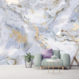 Marble Abstract Design Wallpaper Removable Wallpaper