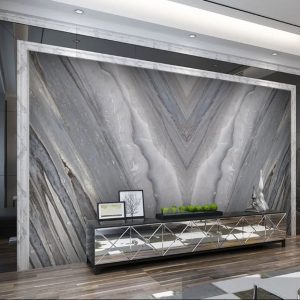 Modern Dark Marble Design Removable Wallpaper