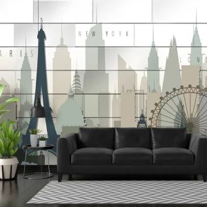 Paris Landscape Eiffel Tower Wallpaper
