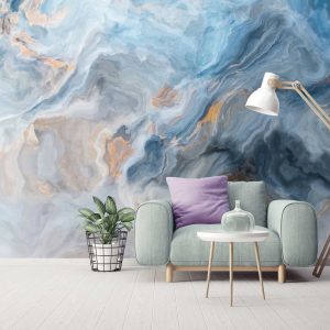 Abstract Marble Pattern Removable Wallpaper