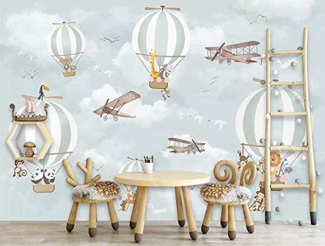 Hot Air Balloon Animals and Airplane Wallpaper 2 Hot Air Balloon Animals and Airplane Wallpaper