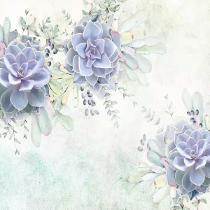 3D Soft Petal Vintage Flower Wallpaper