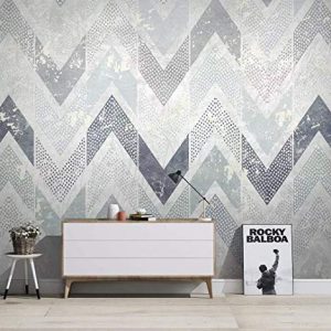 Zigzag Pattern Chevron Stripe Nordic Wallpaper