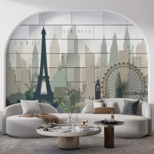Paris Landscape Eiffel Tower Wallpaper