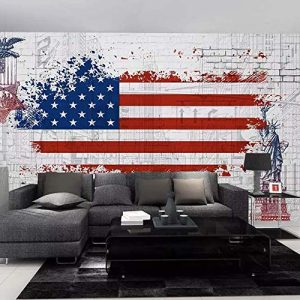 USA Flag City Statue of Liberty Wallpaper