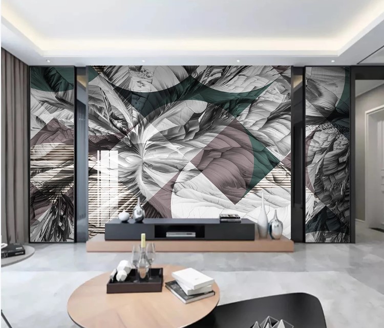 Abstract Square Design Gray White Background Removable Wallpaper 1 Abstract Square Design Gray White Background Removable Wallpaper