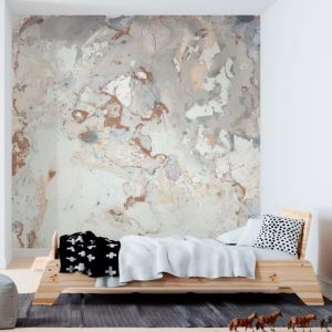 Brush Brown Splash Oil Painting Wallpaper