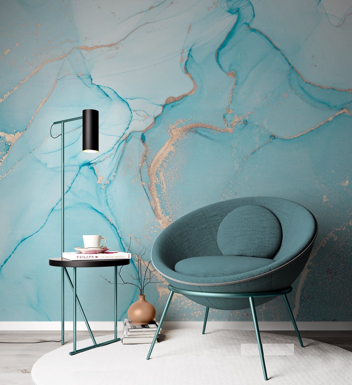 Marble Abstract Acrylic Removable Wallpaper 1 Marble Abstract Acrylic Removable Wallpaper