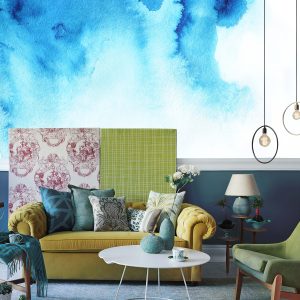 Watercolor Art Design Abstract Modern Removable Wallpaper