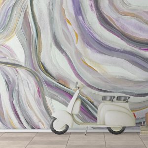 Watercolor Abstract Line Minimalist Removable Wallpaper
