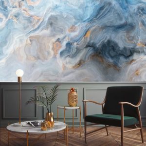 Abstract Marble Pattern Removable Wallpaper