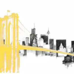 Watercolor Brooklyn Bridge Wallpaper