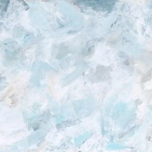 Brush Soft Splash Turquoise Ink Wallpaper