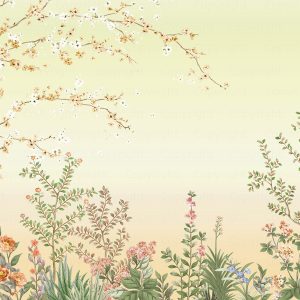 Blossom Pastel Garden Wallpaper Mural