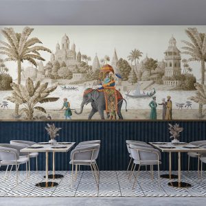 Exotic Journey Panorama Wallpaper Mural