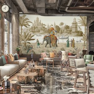 Exotic Journey Panorama Wallpaper Mural
