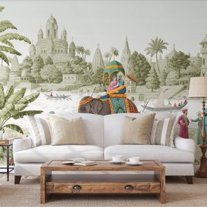 Exotic Journey Panorama Wallpaper Mural