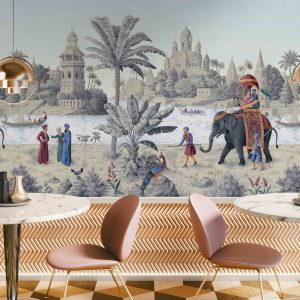 Exotic Journey Panorama Wallpaper Mural