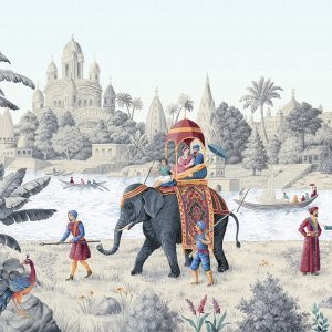 Exotic Journey Panorama Wallpaper Mural