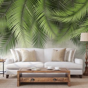 Tropical Palm Leaf Wallpaper Mural