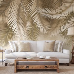 Tropical Palm Leaf Wallpaper Mural