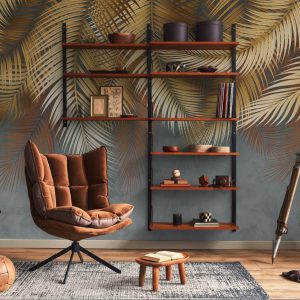 Tropical Palm Leaf Wallpaper Mural