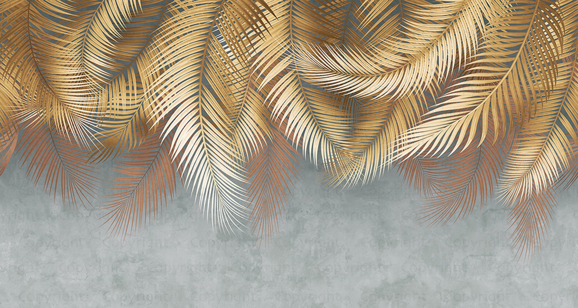 Tropical Palm Leaf Wallpaper Mural 11 Tropical Palm Leaf Wallpaper Mural