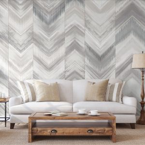 Modern Chevron Pattern Wallpaper Mural